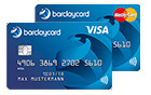 Das Bild zeigt das Kreditkarten-Dopppel von Barclaycard.